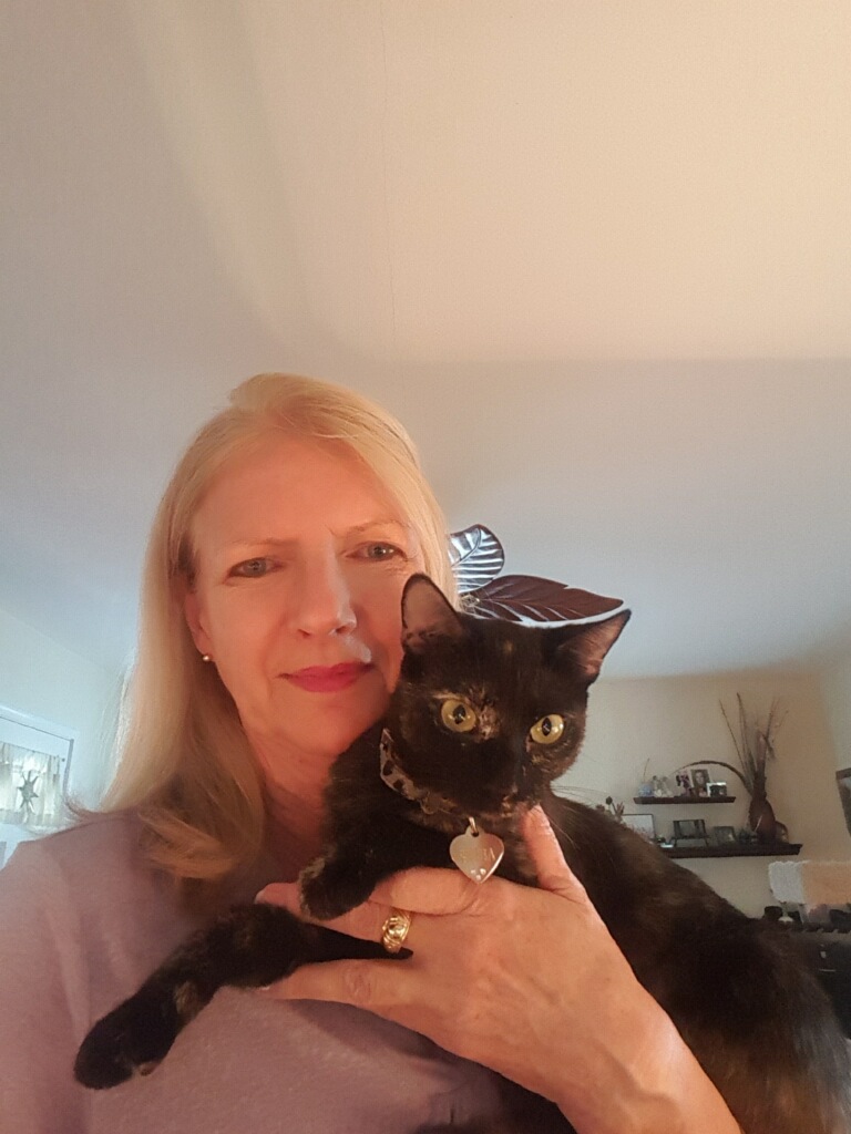 Cleopatra with her new mom.