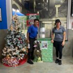 Holiday Box on display on Eager Beaver Car Wash in Fort Myers
