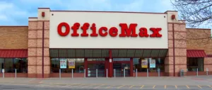 Office Max store front.