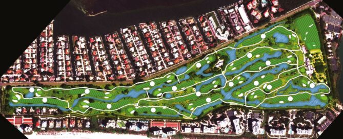 Ariel view of the Links course.