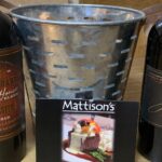 Basket showing wine and Mattison's gift card.