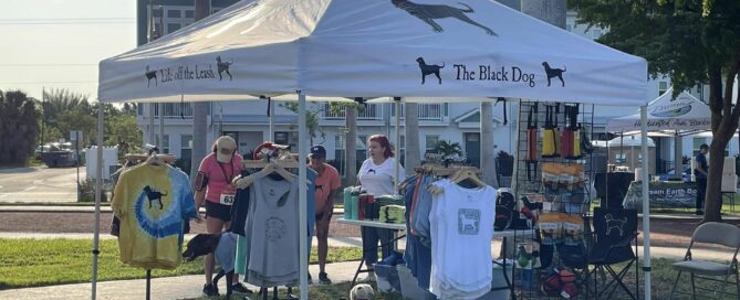 Black Dog vendor tent at GYMM 2023