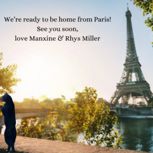 Armchair Vacations Postcard from Manzine in Paris!