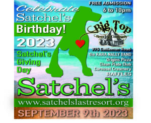Satchel's Giving Day Flyer.